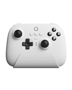8Bitdo Ultimate Bluetooth Controller with Charging Dock for Switch and Windows - White