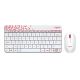 Logitech Wireless Keyboard Combo mk240 NANO - White / Red