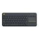 Logitech K400 Plus Wireless Touch Keyboard [Black]