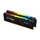 Kingston Fury Beast RGB 16GB [8x2] 3200Mhz DDR4 Memory Kit of 2 [KF432C16BBAK2/16]