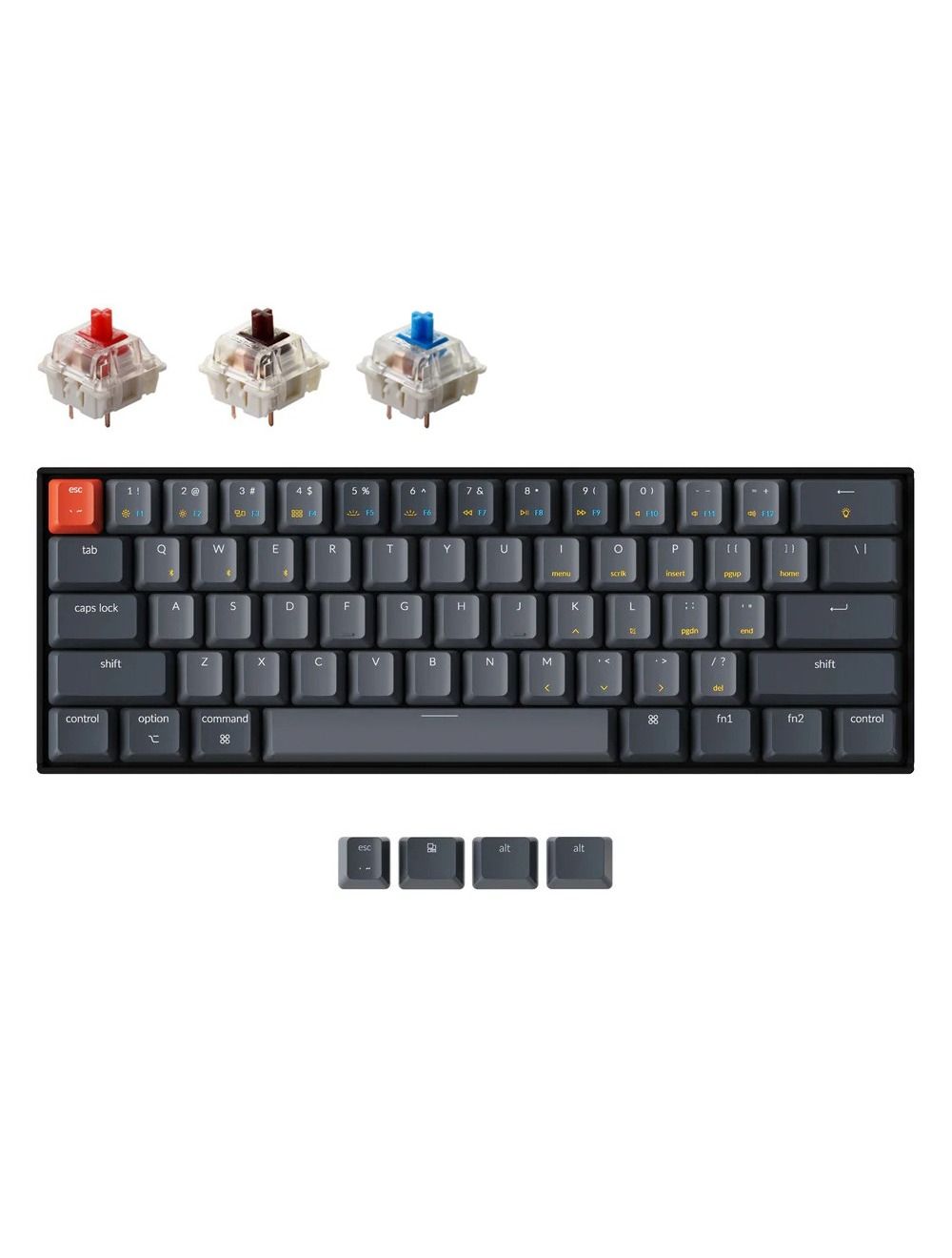 Keychron K12 キーボード Keychron K12 US配列 オプティカル赤軸