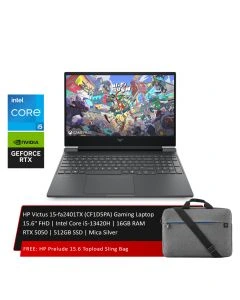 HP Victus 15-fa2401TX (CF1D5PA) Gaming Laptop 15.6" FHD | Intel Core i5-13420H | 16GB RAM | RTX 5050 | 512GB SSD | Mica Silver  