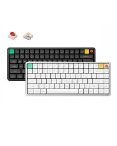 NuPhy Air75 V3 84-Key Hot-Swappable RGB Tri-Mode Wireless Mechanical Keyboard (Blush/Red Nano Switch)