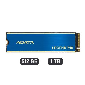 Adata Legend 710 1TB, 512GB PCIe Gen3 X4 M.2 2280 Internal SSD