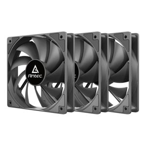 Antec P12 PWM 120mm 3 in 1 Pack PC Case Fan - Black