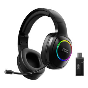 AOC ACG2502BK/00 Tri-Mode Wireless RGB Gaming Headset (Black)