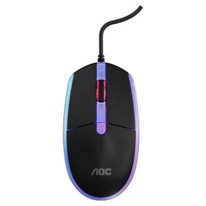 AOC GM150B/LA RGB Wired Gaming Mouse (Black)