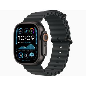 Apple Watch Ultra 2 GPS + Cellular 49mm Black Titanium Case with Black Ocean Band