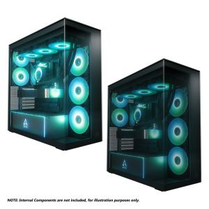 Arctic Xtender Tempered Glass Side Panel Mid-Tower Premium E-ATX PC Case