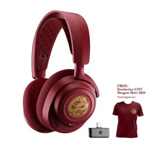 SteelSeries Arctis Nova 7 Dragon Edition Dual Mode Wireless Multi-Platform Gaming Headset (61557)