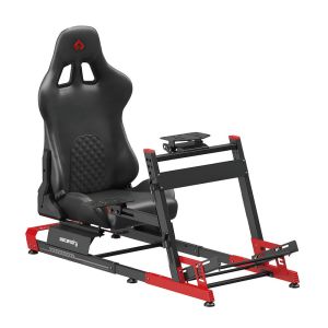 Ascendry Tarmac Fully Adjustable Racing Simulator Cockpit (ACR02-TC01) Black/Red