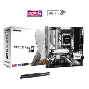 Asrock B650M Pro RS WiFi AMD Socket AM5 DDR5 Micro ATX Motherboard