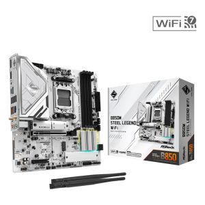 Asrock B850M Steel Legend WiFi AMD Socket AM5 DDR5 Micro ATX Motherboard