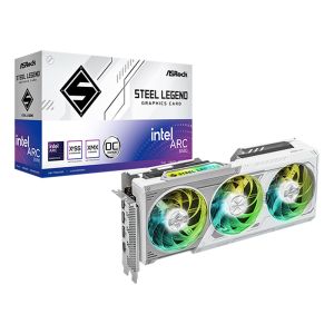ASRock Intel Arc B580 Steel Legend 12GB OC GDDR6 Graphics Card