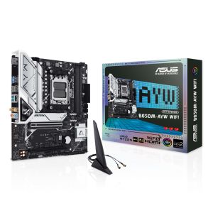 Asus B650M-AYW WIFI DDR5 PCIe 5.0 M.2 AMD Micro ATX Motherboard