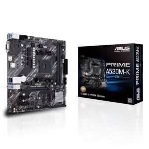 Asus Prime A520M-K/CSM AMD AM4 micro ATX Motherboard