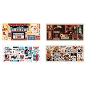 Dotted Desk Mat Comic Collection (900x400x4mm)