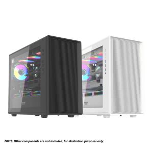 DarkFlash DB460M Tempered Glass Panel Luxury M-ATX PC Case