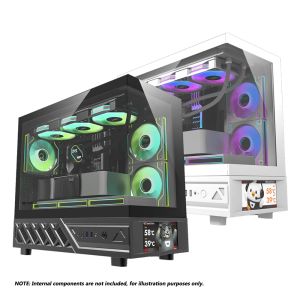 DarkFlash DS950MV Tempered Glass Panel with 6