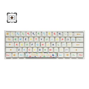 Ducky x SOU SOU One 2 Mini RGB Mechanical Keyboard [DKON2061ST-BUSPHWWTS2] Brown