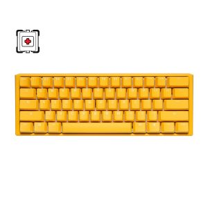 Ducky One 3 Mini Yellow Ducky RGB Hotswappable Mechanical Keyboard [DKON2161ST-RUSPDYDYYYC1] Red