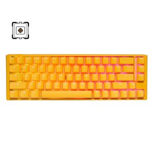 Ducky One 3 SF Yellow Ducky RGB Hotswappable Mechanical Keyboard [DKON2167ST-BUSPDYDYYYC1] Brown