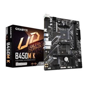 Gigabyte B450M K AMD AM4 Ultra Durable Motherboard