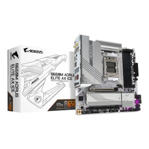 Gigabyte B650M Aorus Elite AX Ice AMD Socket AM5 DDR5 micro-ATX Motherboard