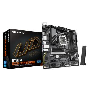 Gigabyte B760M DS3H WIFI 6E GEN5 Micro-ATX LGA1700 DDR5 Motherboard