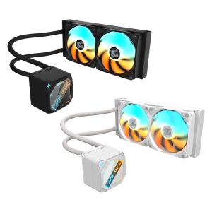 Gigabyte Gaming 240 AIO ARGB CPU Liquid Cooler - Black/Ice