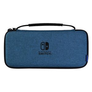 Hori Slim Hard Pouch Plus for Nintendo Switch / OLED [Blue] NSW-811