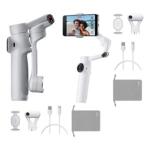 Insta360 Flow 2 Portable AI-Powered Mobile Gimbal Stabilizer AI Tracker Bundle