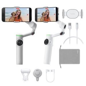 Insta360 Flow 2 Pro Portable AI-Powered Mobile Gimbal Stabilizer Creator Bundle
