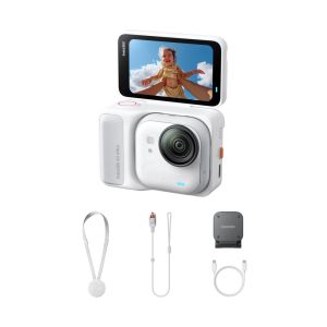 Insta360 GO Ultra 4K Waterproof Tiny Portable Action Camera Standard Bundle (Arctic White)