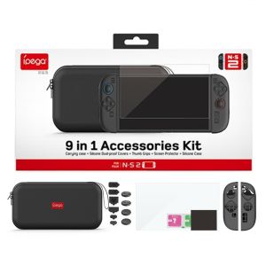 Ipega 9 in 1 Storage Bag Protective Accessory Kit for Nintendo Switch 2 (PG-SW2194P) 