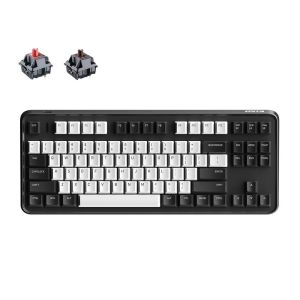 iQUNIX S87 Non-Backlit Wired Hot-Swappable Mechanical Keyboard (Black)