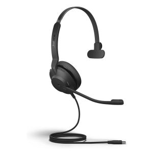 Jabra Evolve2 30 MS Lightweight USB-C Mono Wired Headset (23089-899-879) - Black 