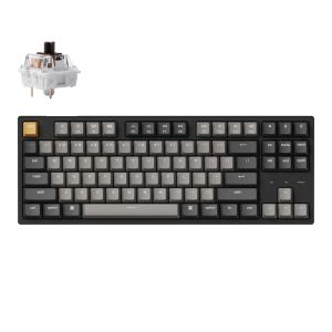 Keychron C1 Pro QMK/VIA Fully Assembled White Backlight Wired Mechanical Keyboard (C1P-K3) - Brown Switch