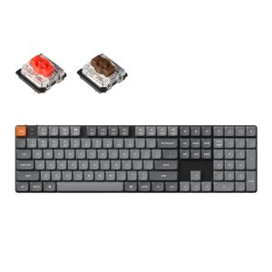 Keychron K5 Max QMK/Via Ultra-Slim RGB Backlight Wireless Custom Mechanical Keyboard (Low Profile Gateron Mechanical Switch)