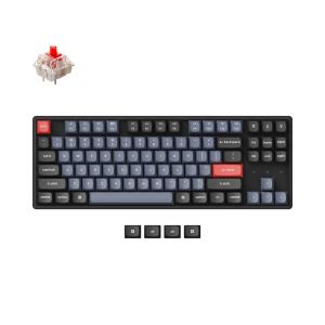 Keychron K8 Pro QMK / VIA RGB Aluminum Hot-Swappable Wireless Mechanical Keyboard [K8P-J1] Red