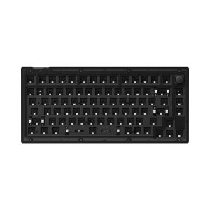 Keychron V1 QMK Barebone Knob Custom Mechanical Keyboard - Frosted Black - V1Z3