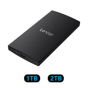 Lexar 1TB, 2TB SL300 USB 3.2 Gen 2 Portable External SSD - Black