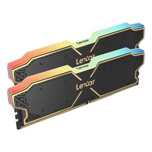 Lexar Thor 32GB Kit (2x16GB) DDR5 6000MHz CL38 UDIMM RGB (LD5U16G60C38BG-RGD) Desktop Memory