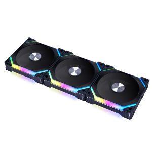 Lian Li Uni Fan SL120 V2 RGB 3X Fan Pack with Controller [Black]