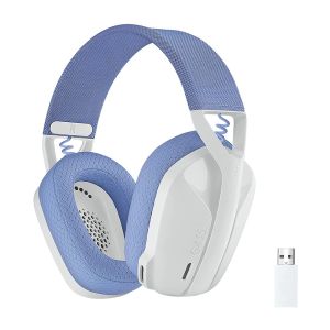 Logitech G435 Lightspeed and Bluetooth Wireless Gaming Headset [White]
