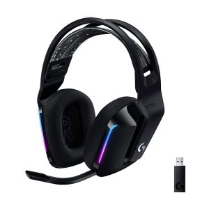 Logitech G733 Lightweight Wireless RGB Gaming Headset [Black]