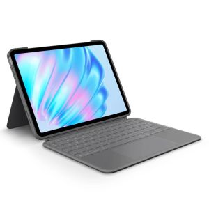 Logitech Combo Touch Backlit Detachable Keyboard Case with Trackpad for iPad Air 13-inch (M2) - Oxford Grey
