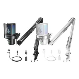 Maono DM40 Pro S Wireless RGB Condenser Gaming Microphone 