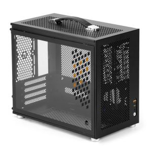 Mechanic Master LogiCube Series iF17 Compact MATX/ITX Portable PC Case - Black