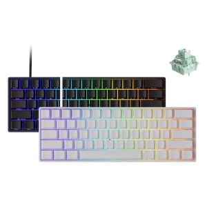 MonsGeek FUN60 Pro SP Shine-Through RGB Wired Mechanical Keyboard (Akko Glare Magnetic Switch)